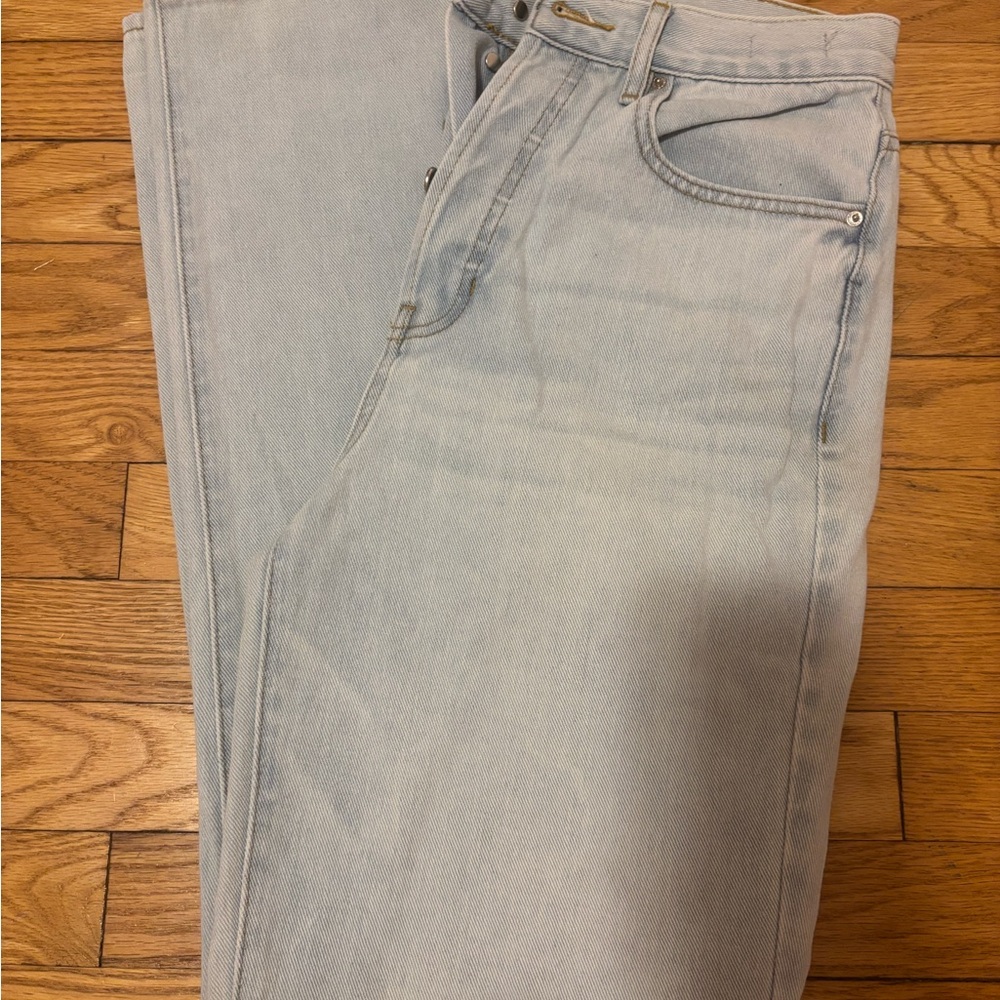 PacSun Women's Light Wash Straight Dad Jeans